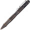 SMOOTHERPRO Solid Brass Bolt Action Pen, Refillable Heavy Duty for Tremor Parkinson Arthritic Writing, Retro Black