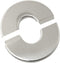 2pcs Stainless Steel Wall Split Flange, Round Escutcheon Plate Wall-mounted Water Pipe Cover for 22mm Diameter Pipe