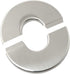 2pcs Stainless Steel Wall Split Flange, Round Escutcheon Plate Wall-mounted Water Pipe Cover for 22mm Diameter Pipe