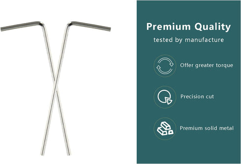 20 Pcs Mini Allen Key Hex Wrench Set, 1.5mm(1/16") Hex Key Wrench Set L Wrench