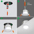 3 Inch 5W 120V, Dimmable 2700-6500K, (1 Pack) YGS-Tech Smart Recessed Lighting, WiFi LED Downlight Compatible