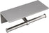 TOPGHIP Toilet Paper Holder - Double Rolls Toilet Tissue Holder with Phone Shelf for Bathroom - TP Roll Holder