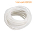 uxcell 8 mm x 10 mm Silicone Translucent Tube, Water Air Pump Hose Pipe, 16' Long, 0.31" ID