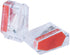 YXQ 2 Port Push-in Wire Connector PCT-252, Transparent Wall Nut for Junction Boxes, 50pcs, 18-12AWG Wires
