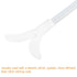MECCANIXITY PTFE Electric Stirring Rod 400x100mm Overhead Stirrer Mixer Shaft with Foldable Paddle for Lab