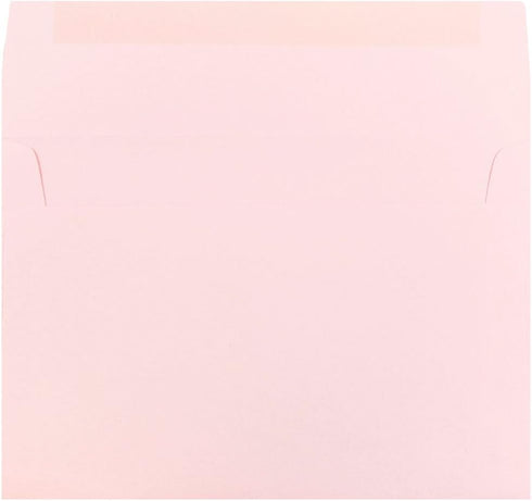 JAM PAPER A8 Premium Invitation Envelopes, 5 1/2 x 8 1/8, Baby Pink Pastel, 50/Pack