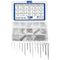 XINGYHENG 150pcs 15 Kinds 304 Stainless Steel GB91 M1 M1.5 M2 M2.5 M3 Split Cotter Clip Pins Assortment Kit