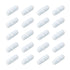 MECCANIXITY Magnetic Stirrer Mixer Stir Bar Rod, 15mm PTFE Coating Magnet for Laboratory, 20 Pcs