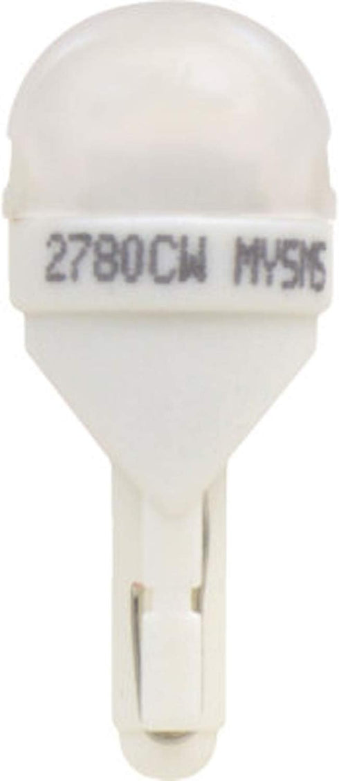 SYLVANIA 158 T10 W5W LED White Mini Bulb, Bright LED for Interior Lighting, 1 Bulb