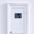 Standard Men Women Restroom Sign - Large Brushed Gold - 1 Set (2 pcs)
