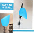 Bulb Horseshoe Lamp Shade Plastic Replacement for Oblique Design Easy Installation Warm Lighting for Decor Versatile