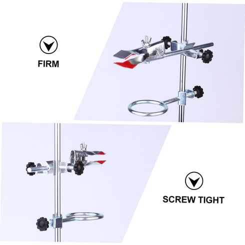 HEATSHAKING Set Science Lab Chemistry Station Test Tube Rack Retort Stand Support Stand Rod Chem Equipment Kit
