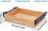 Upgrade Wood Under Desk Drawer, Sliding Pull-out Storage Organizer, Hidden Desktop Organizer for Office Desks and Tables