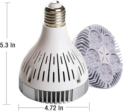 45W PAR38 30pcs LEDs Warm White Spotlight Bulb, E27 Project Tracking Light, 24 Degree Beam