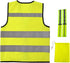 Hi Vis Kids Safety Vest + 2 Reflective Bands & Bag, Toddler Safety Vest,Reflective Vest Kids With Zipper,Toddler Construction Vest For Cycling & Running
