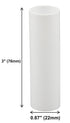 3" 3 Inch Set 12 Creative Hobbies White Plastic Candle Covers Sleeves Chandelier Socket Covers ~ Candelabra Base |