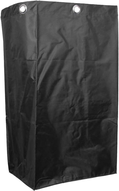 Abbraccia Oxford Waterproof Janitorial Cleaning Cart Replacement Bag Black