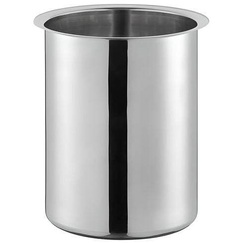 OCS Parts 1.25 Quart Bain Marie Pot - 5.75" x 3.75" Stainless Steel Pot for Warm or Cold Food, Sauces