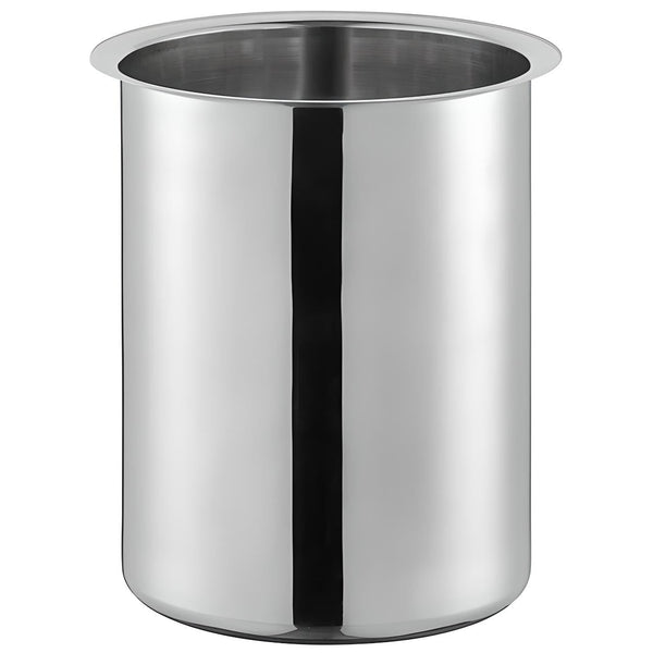 OCS Parts 1.25 Quart Bain Marie Pot - 5.75" x 3.75" Stainless Steel Pot for Warm or Cold Food, Sauces