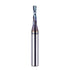 SpeTool 1/8 Inch Downcut CNC Router Bits with 1/4 Inch Shank, Carbide Spiral Down Cut End Mill for Woodworking