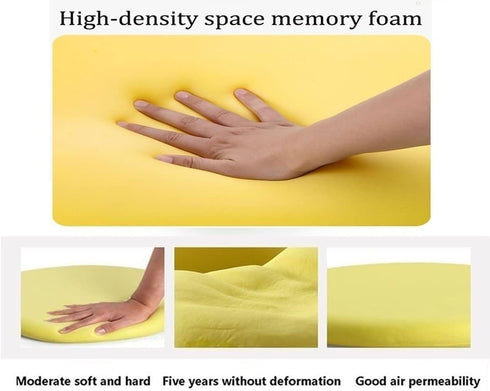 HCZKIUJ Set 1/4 Packs 38 38cm(Set 1)) of Round Chair Cushion Soft Thicken Seat Cushion/Chair Pad Pillow Memory Foam