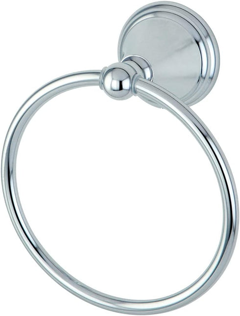 Kingston Brass BA2974C Governor Towel-Ring, 6-Inch, Polished Chrome