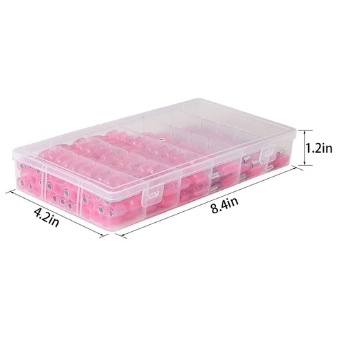 200PCS Heat Shrink Bullet Connectors - Female & Male Waterproof Marine Automotive Electrical Crimp Terminals