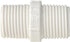 10pcs 0.75 Inch PVC Nipple Male to Male Coupling Adaptor, Thread Plumbing PIPE Connection (3/4" Pack of 10)