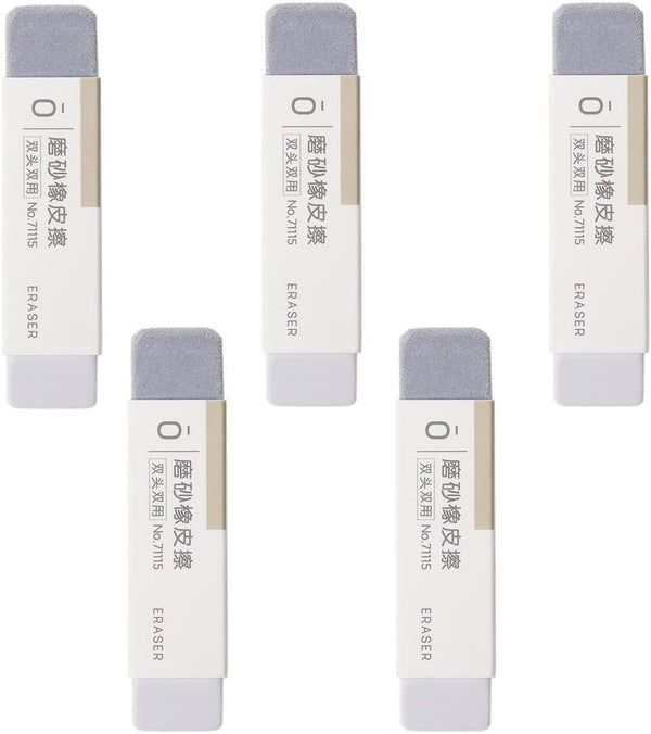 Frosted Eraser 5PCS, Sand Eraser, Matte Eraser for Gel Pen, Fountain Pen, Ink Pen Correction Tools