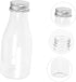 350ml Packing 10pcs Reusable Beverage Bottles Lidded Juice and Yogurt Containers for Homemade Drinks