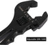 Dokili 3AN-16AN Adjustable Fitting Wrench, Lightweight Black Aluminum Tool for Hose Fitting