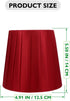 Bulb 5.43X5.11X3.54In Hemobllo Clip on Lamp Shade Cloth Lamp Cover for Light Lightweight Decorative Cover for Table
