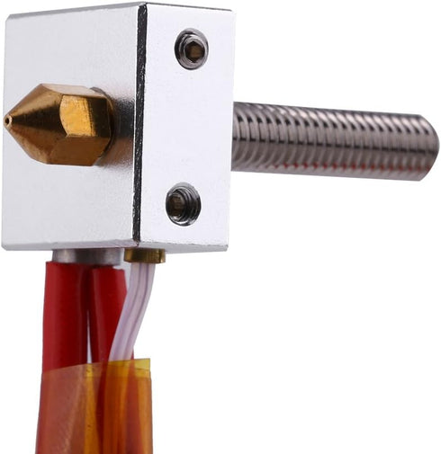 Hilitand Hot End Kit, Assembled Extruder Hot End Set with 0.4mm Nozzle for 3D Printer