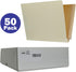 The File King Full Side Tab Manila File Folder with Two Fasteners, Letter Size, Box of 50, USA Made