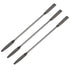 HLGHLG 3-Pack Stainless Steel Micro Spatula, Double-Ended Lab Spatula with Tapered & Flat