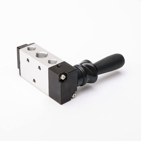 JIUWU 4H210-085 Way Pneumatic Air Hand Lever Operated Valve, Manual Control Valves Port 1/4 Inches
