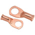 6pcs 8 Awg - 3/8" (M10) Sanuke Wire Lugs, Heavy Duty Ring Terminal Connectors for Battery Cable Lug Wire