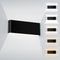 OMBRAT Modern LED Wall Sconce, 20W Dimmable 5CCT (3000K-6500K), Upper and Lower Illuminated
