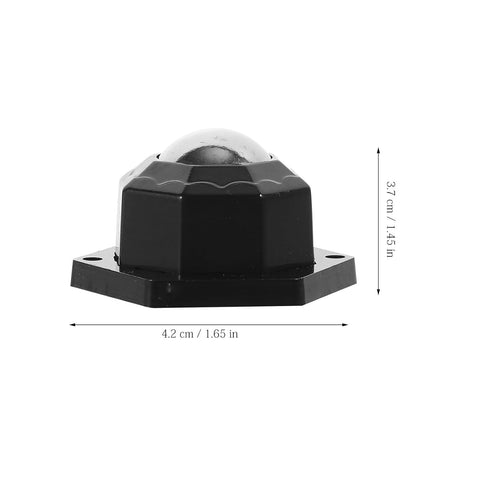 4Pcs 20Mm SHERCHPRY Small Adhesive Ball Bearing Casters Universal Mini Wheels for Furniture Cart Rolling, Silent