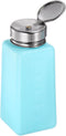 Solvent Alcohol Dispenser 250ml(8.5oz) Push Down Liquid Dispenser Pump with Stainless Steel Lid for Acetone Cleanser
