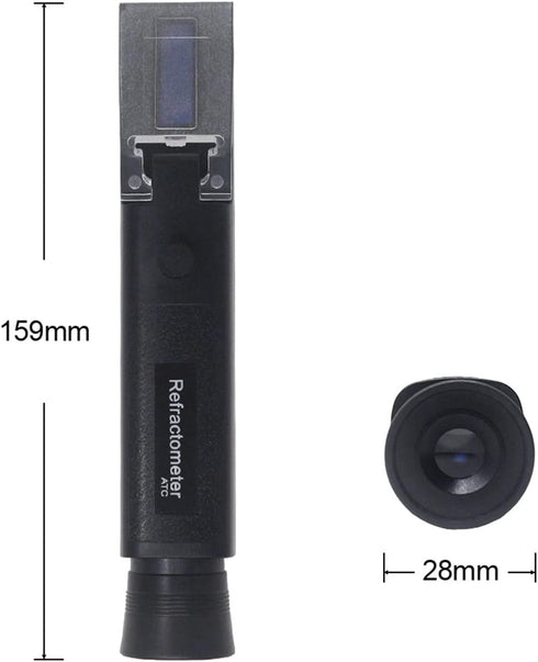 VGVGV 1.000-1.070SG Brix Refractometer, Refractometer Sea Salinity Meter Salt Water Concentration Aquarium Handheld