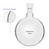 Glass Round Bottom Flask, Borosilicate Heavy Wall Short Neck, 1000 ml with 24/40 Standard Taper Joint