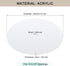 13" 3/8" 13.5-15" Round Lampshade Diffuser, Diameter with Center Hole Diffuser Lamp Shade for Drum Style Lampshades