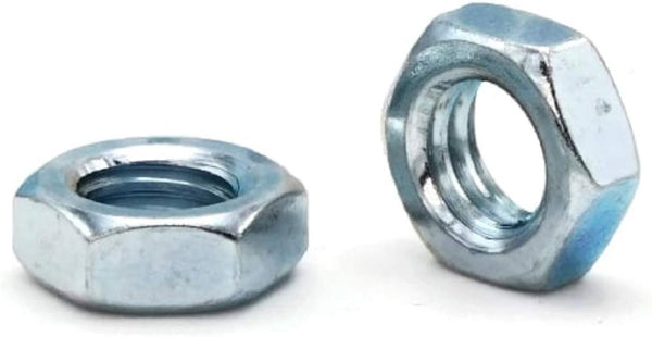 RAW PRODUCTS CORP Metric Hex Jam Nuts Zinc Plated Steel M8-1.25 QTY 1000