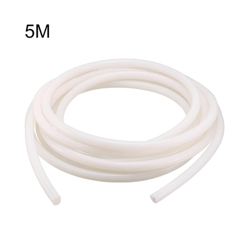 uxcell a16031400ux0191 7 mm x 11 mm Silicone Translucent Tube Water Air Pump Hose Pipe, 16' Long, 0.27" ID