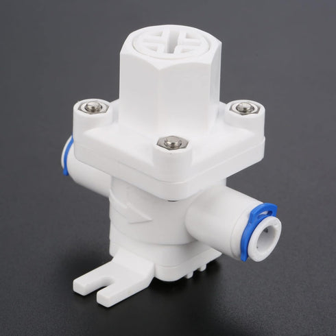 RO Water Pressure Relief Valve, 1/4" OD Hose Quick Connection Water Pressure Reducing Regulator for RO System