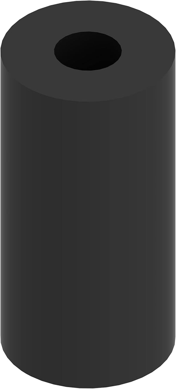 Black Nylon Spacer 1.00" Long, 1/2" OD 0.194" ID, 50 Pack for VEX Robotics