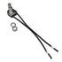 Zing Ear Rotary Switch ZE-106M - 125VAC/6A, 250VAC/3A, 125VL/6A, Two Wire Replacement for Canopy Lights, Brass Knob