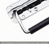 4Pcs Stainless Steel Folding Spring Handle for Toolbox, Suitcases, Equipment Cabinet Pull Drawer Knobs, Free Screws