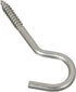 National Hardware N220-814 2153BC Screw Hook, Stainless Steel, 1/4" x 4-1/4"